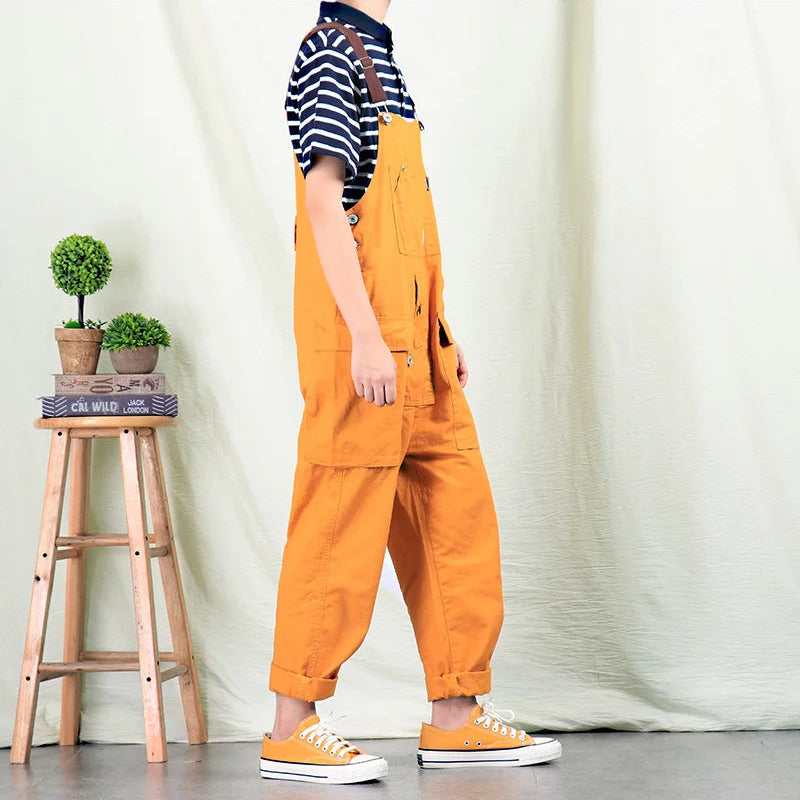 Men's Utility Cargo Bib Overalls for Fall – view 8