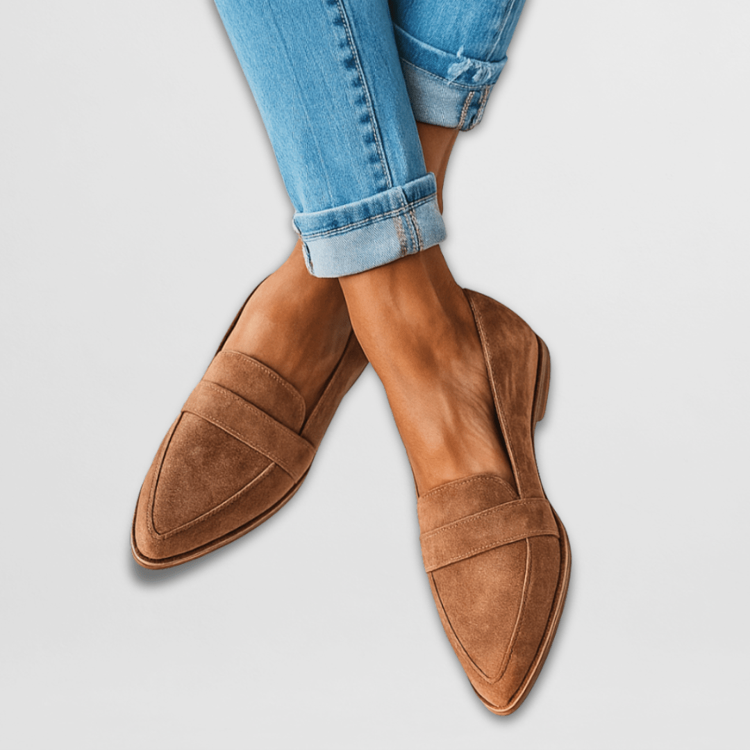 Women's Support Plush Suede-Finish Loafers – Khaki