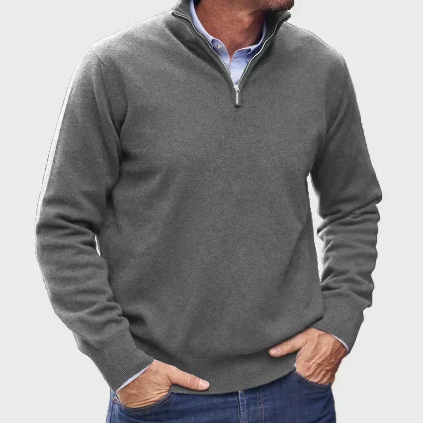 Men's Quarter-Zip Knit Pullover – view 9