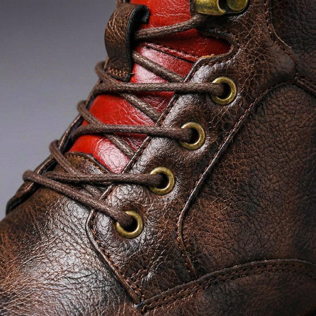 Men's Leather Cap-Toe Boots for Work – view 7