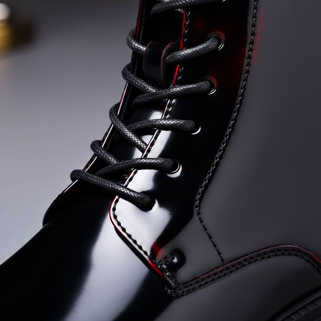 Men's Leather Laced Derby Boots – view 4