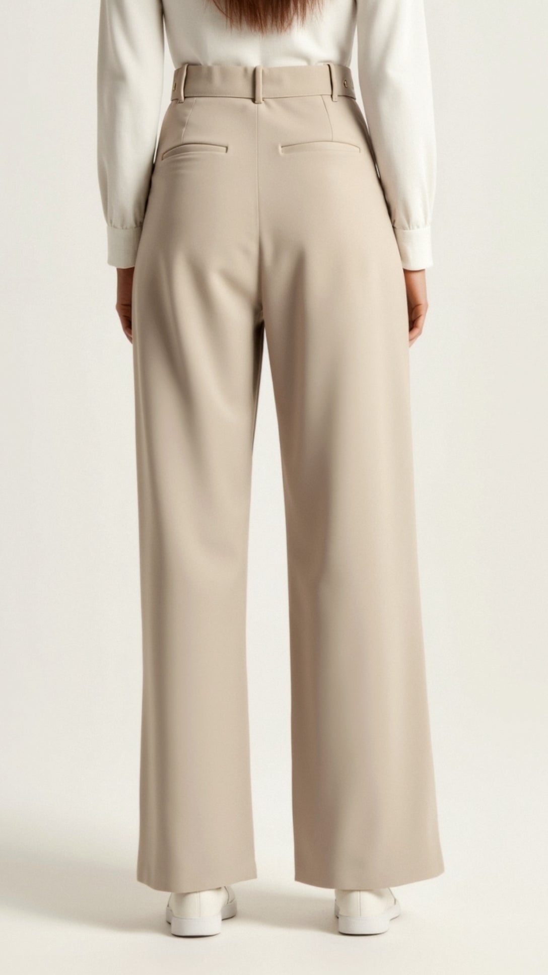 Women's Pleat-Detail Wide-Cut Pants – view 4
