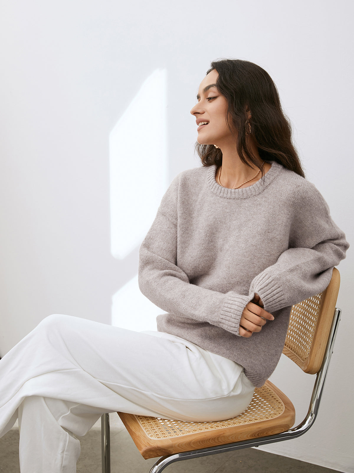 Women's Light-Weight Relaxed-Fit Knit Pullover – view 2
