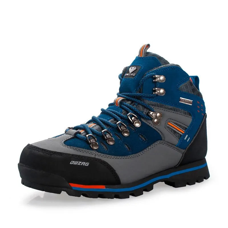 Men's High-Top Hiking Boots for Layering – Blue
