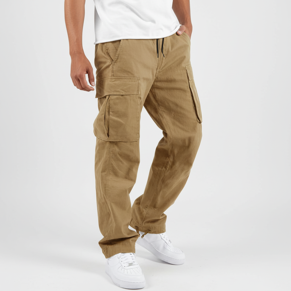 Men's Cotton Cargo Joggers for Walking – view 8