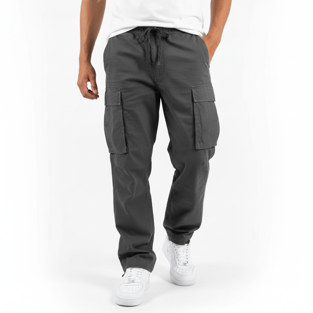 Men's Cotton Cargo Joggers for Walking – view 9