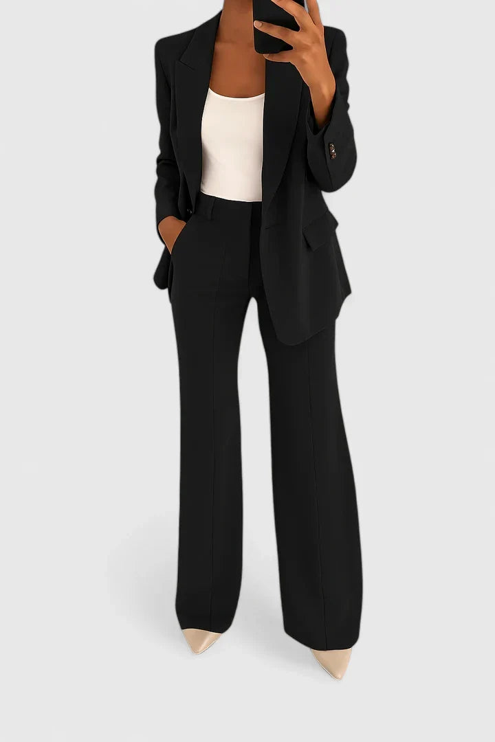 Women's Elegant Two Piece Suit Set for Evening Wear – view 1