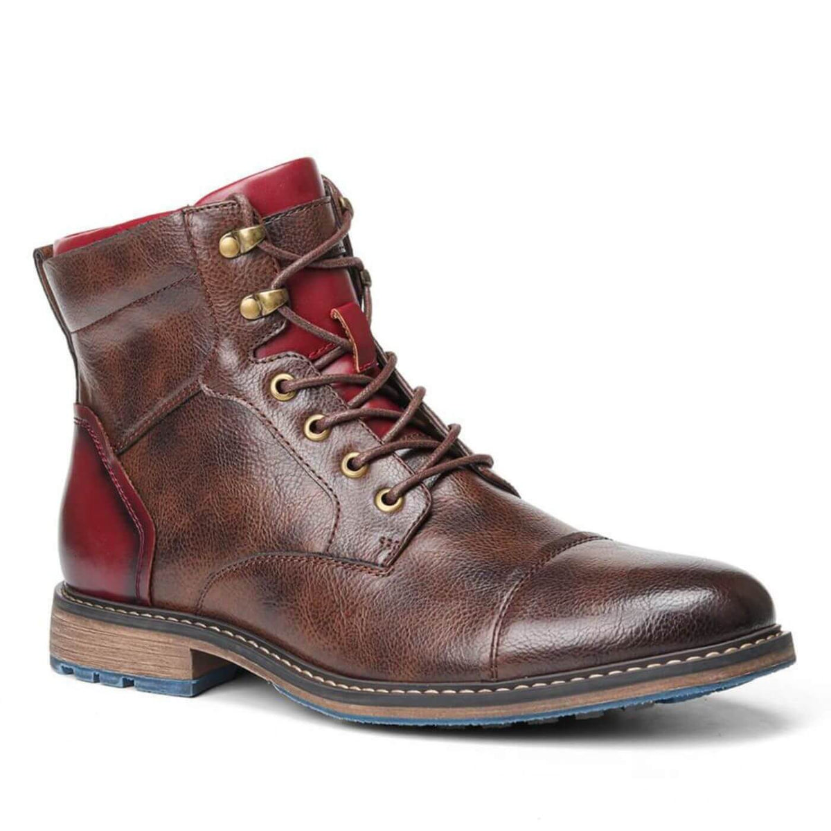 Men's Cap Toe Side-Zip Ankle Boots for Layering – view 4