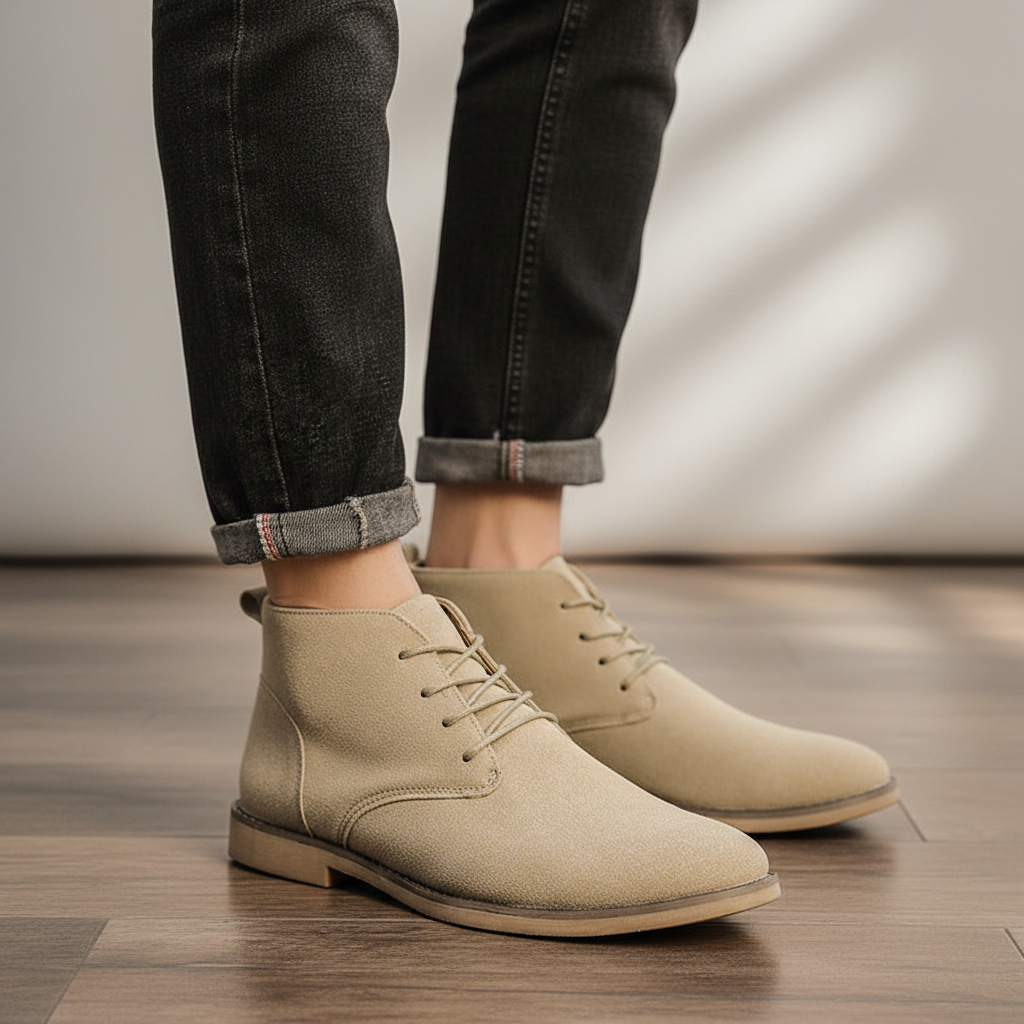 Men's PU Nubuck Chukka Boots for Winter – view 4