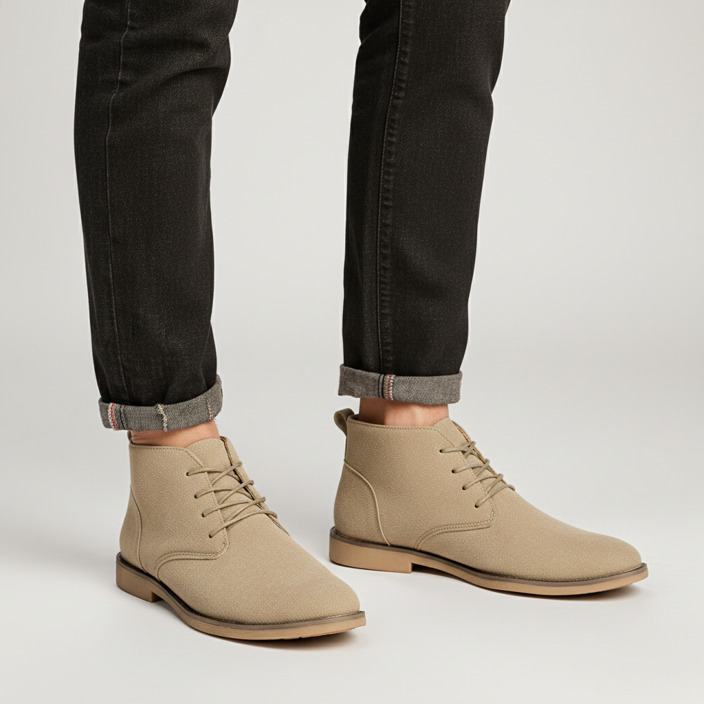 Men's PU Nubuck Chukka Boots for Winter – view 5