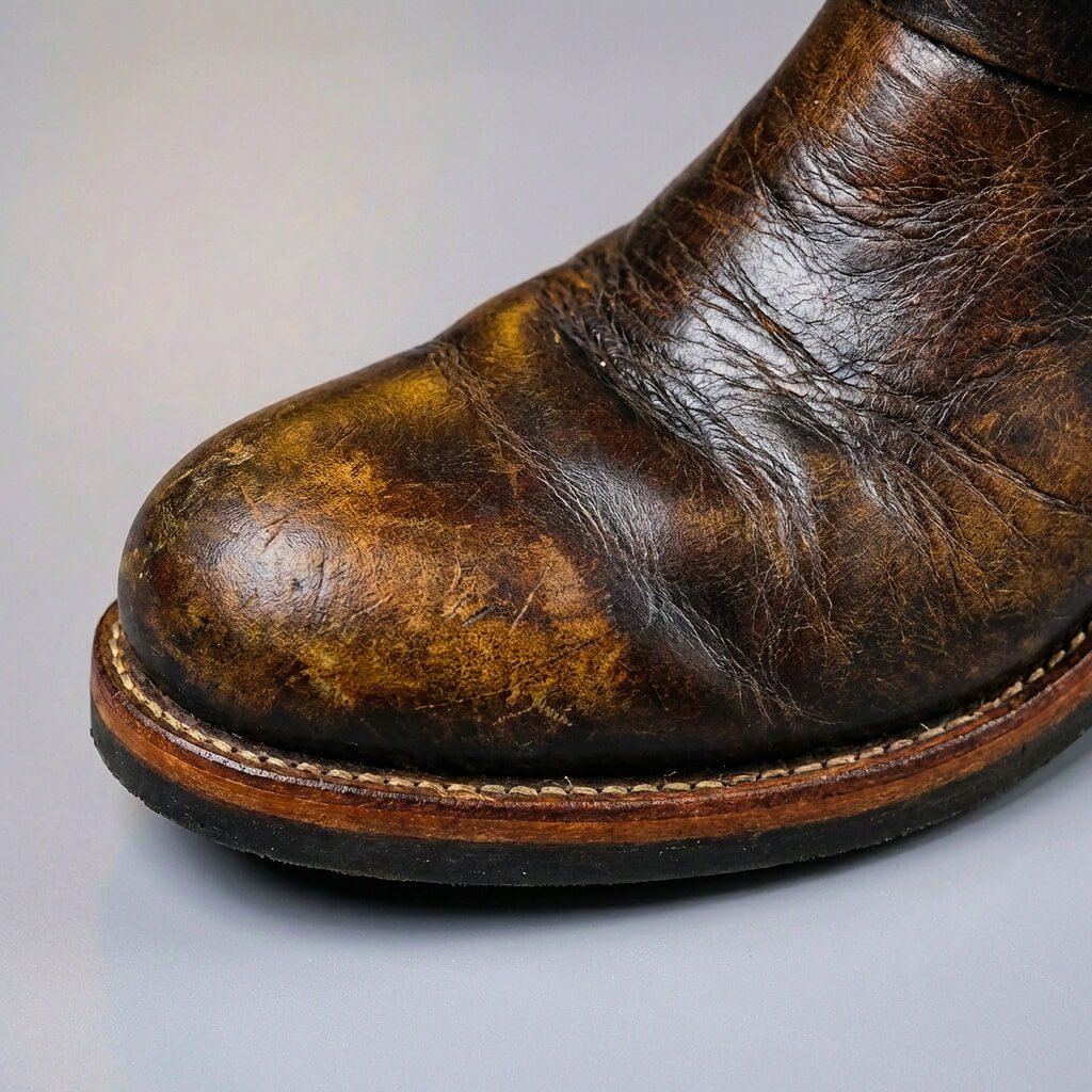 Men's Leather Buckle-Detail Engineer Boots – view 6
