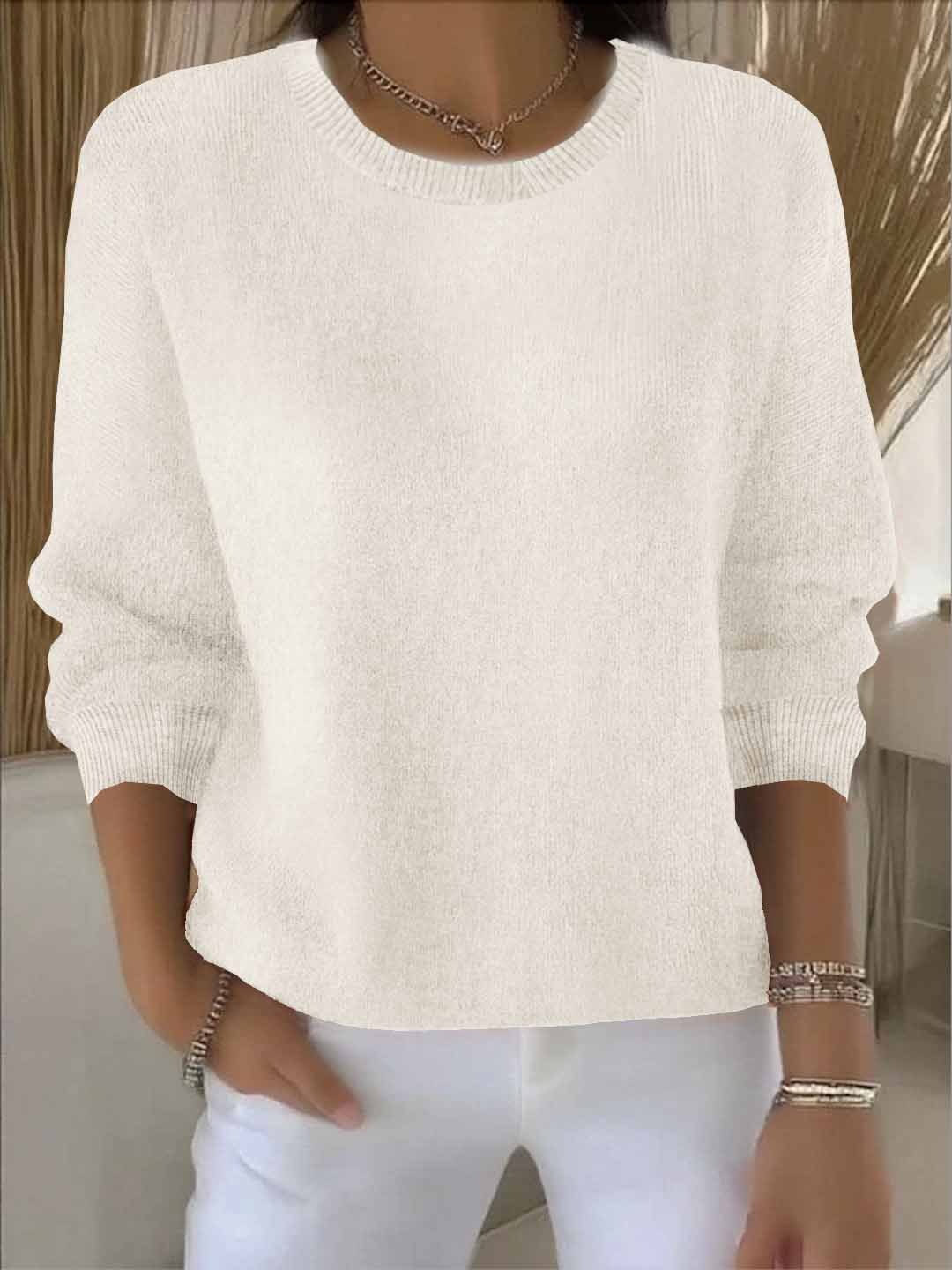 Women's Elegant Everyday Knit Pullover – view 3
