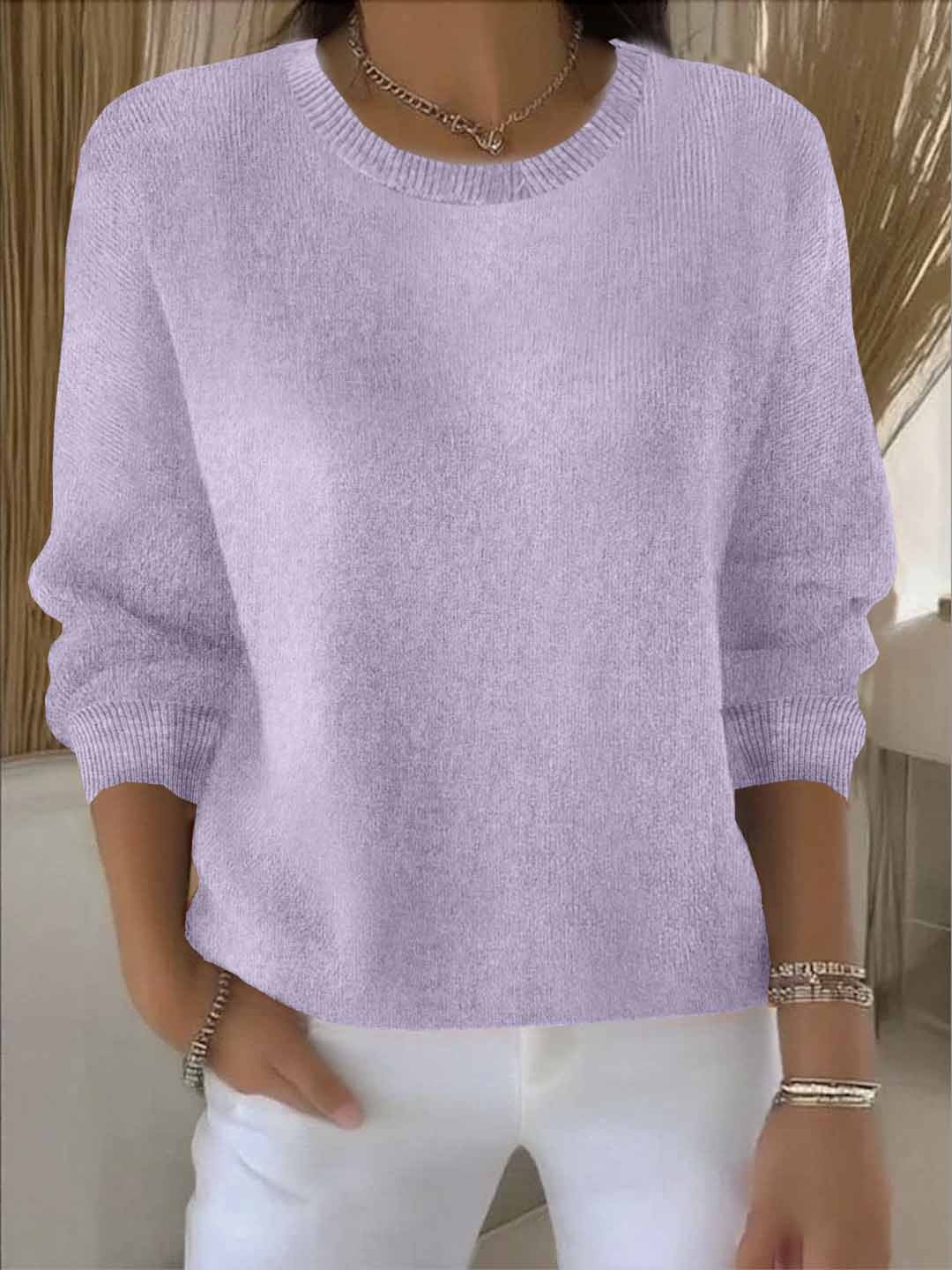 Women's Elegant Everyday Knit Pullover – view 9