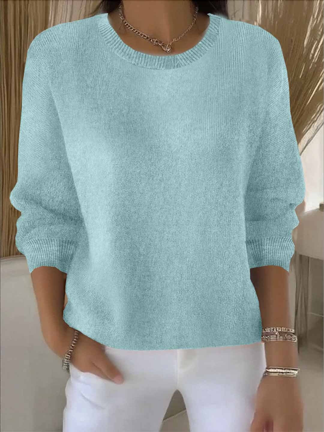 Women's Elegant Everyday Knit Pullover – view 7