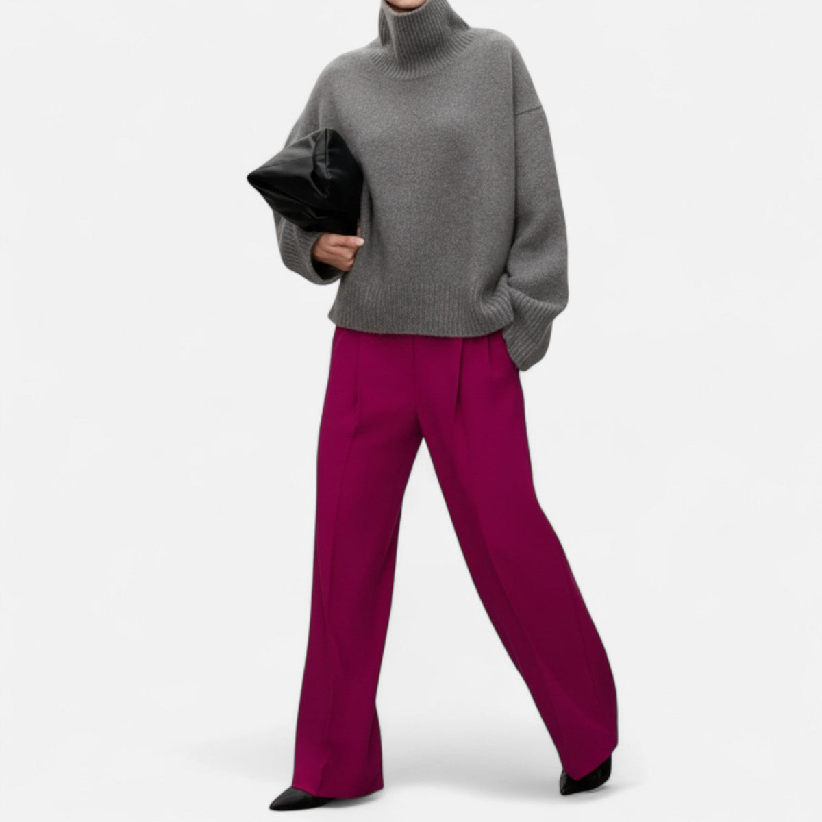 Women's Wool Roll-Neck Pullover – view 7