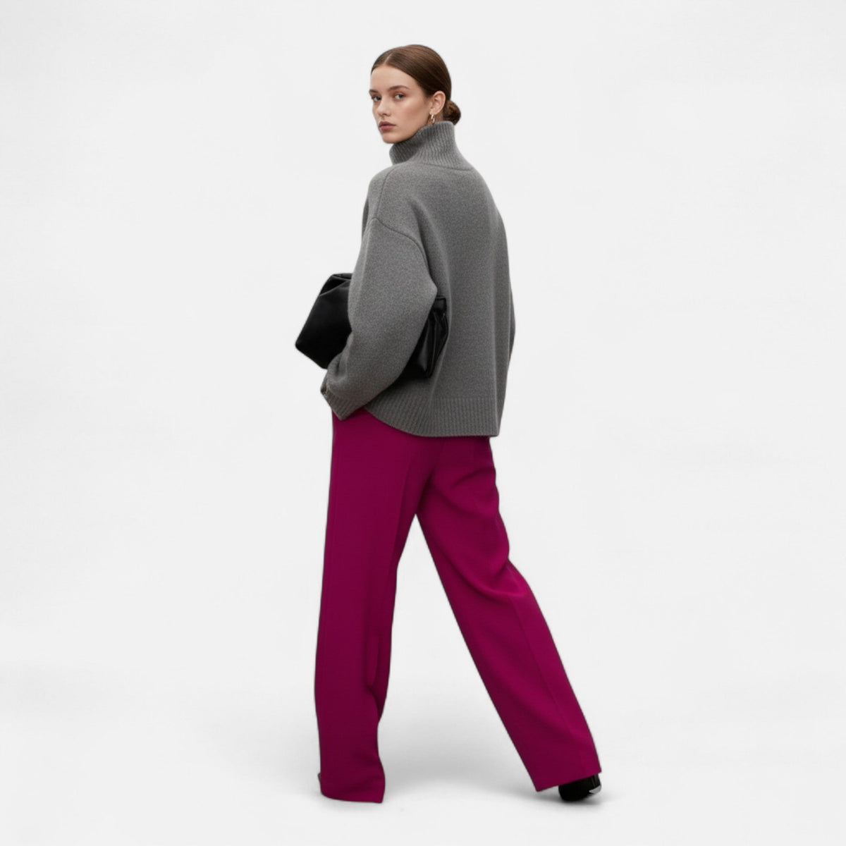 Women's Wool Roll-Neck Pullover – view 6