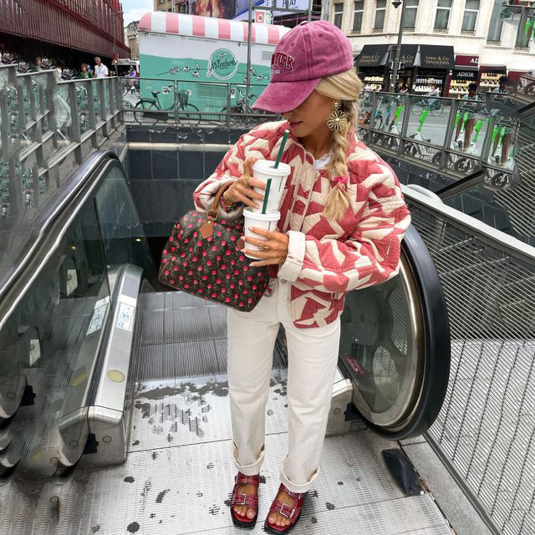 Women's Light-Weight Flower-Print Layering Jacket – view 5