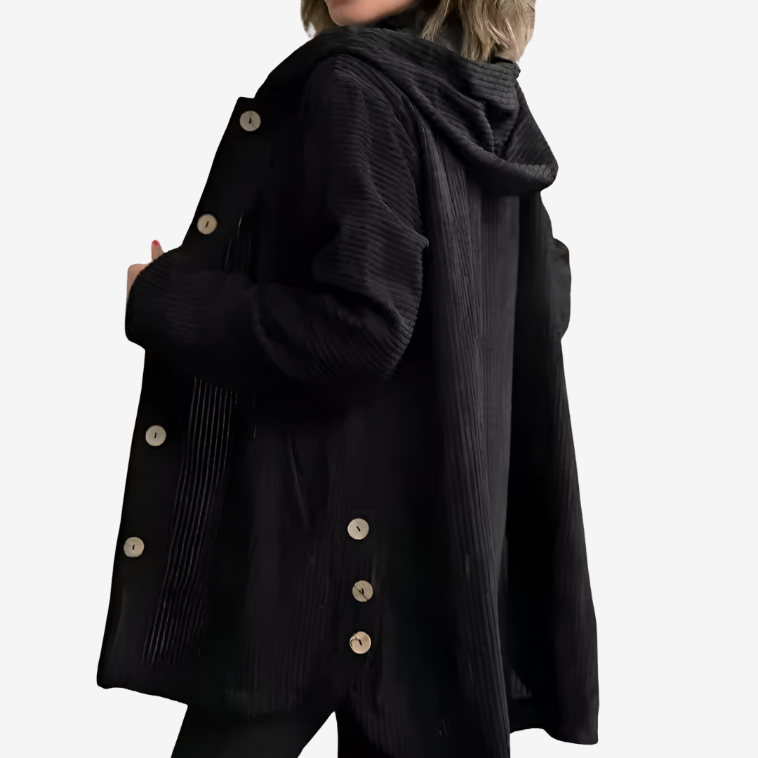 Women's Longline Hood-Detail Rib-Knit Button-Front Knit Cardigan – view 7
