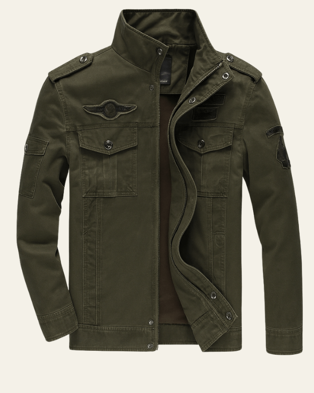 Men's Utility Field Jacket – Olive Green