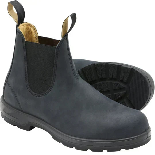 Men's Weatherproof Vegan Leather Chelsea Boots – Gray