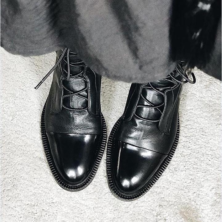 Women's Comfortable Leather Boots for Evening Wear – view 5