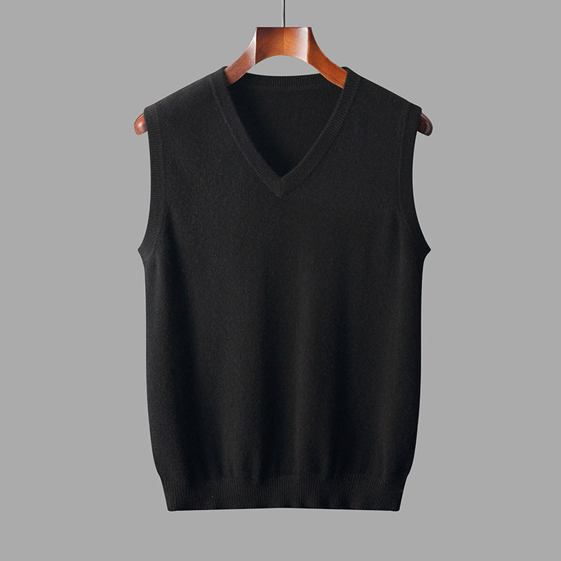 Men's Wool V-Neckline Sweater Vest – view 6