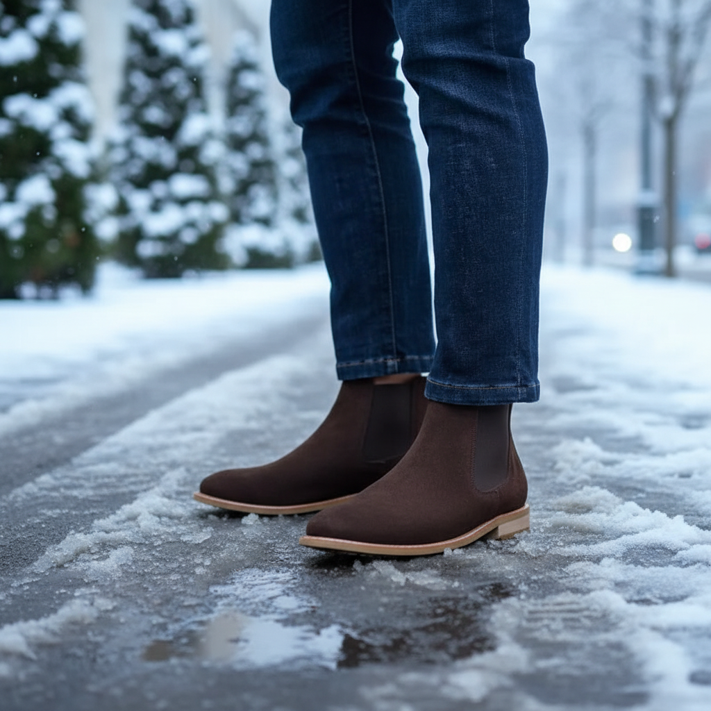 Men's Thermal-Lined Chelsea Boots – view 3