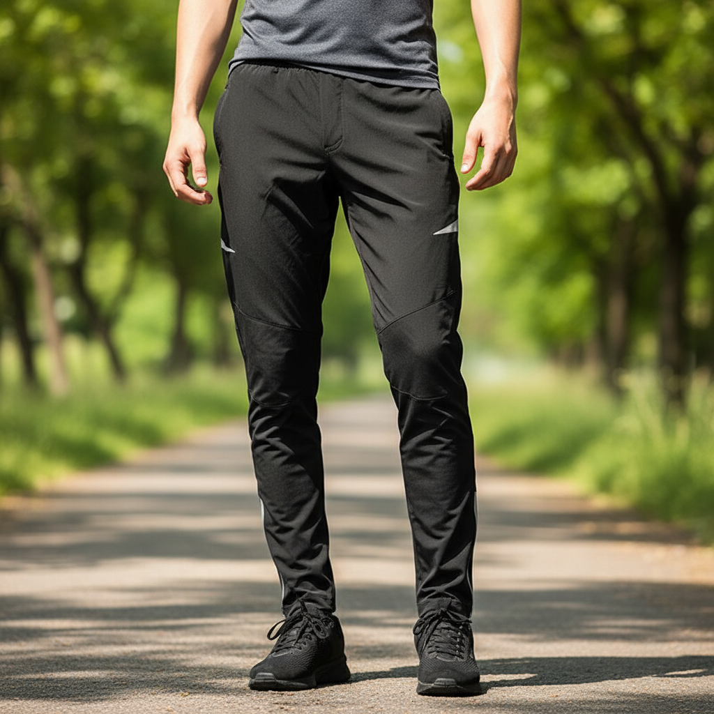 Men's Stretchy Reflective Sports Pants – view 2