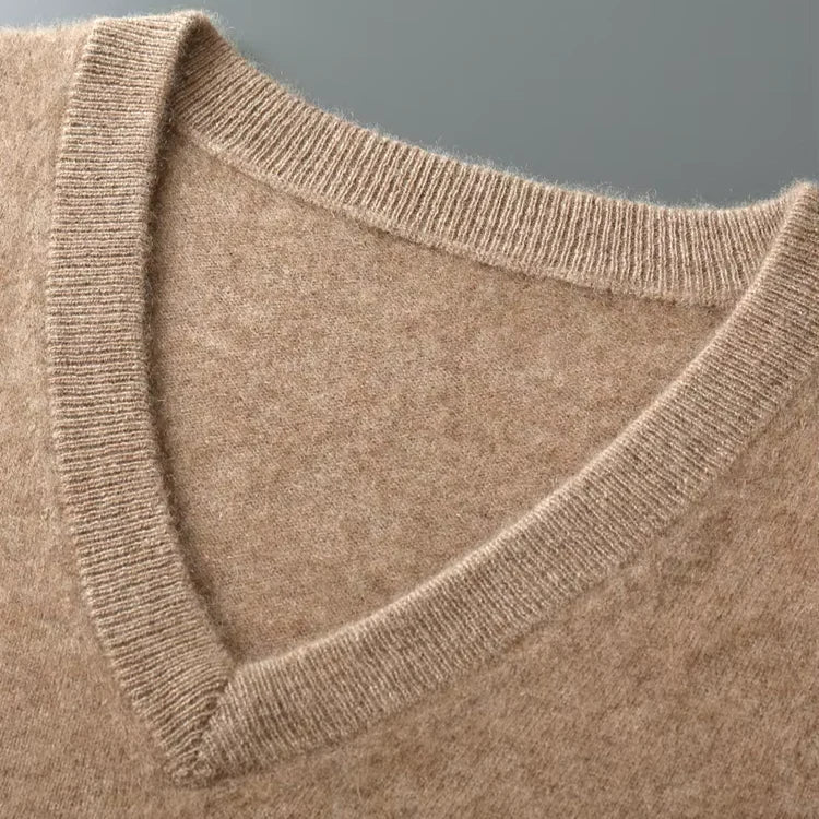 Men's Wool V-Neckline Sweater Vest – view 8