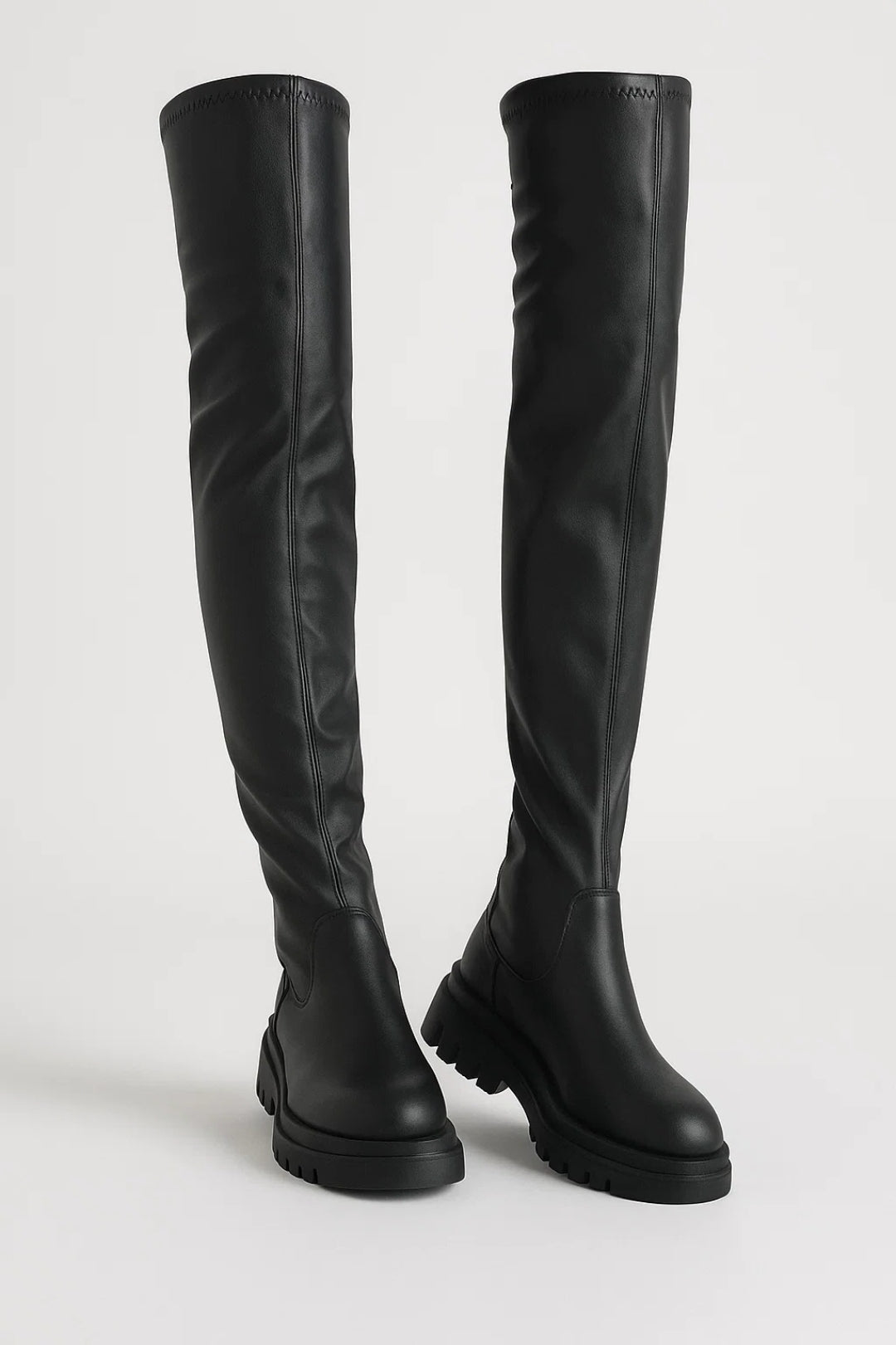 Women's Over-The-Knee Boots – Black