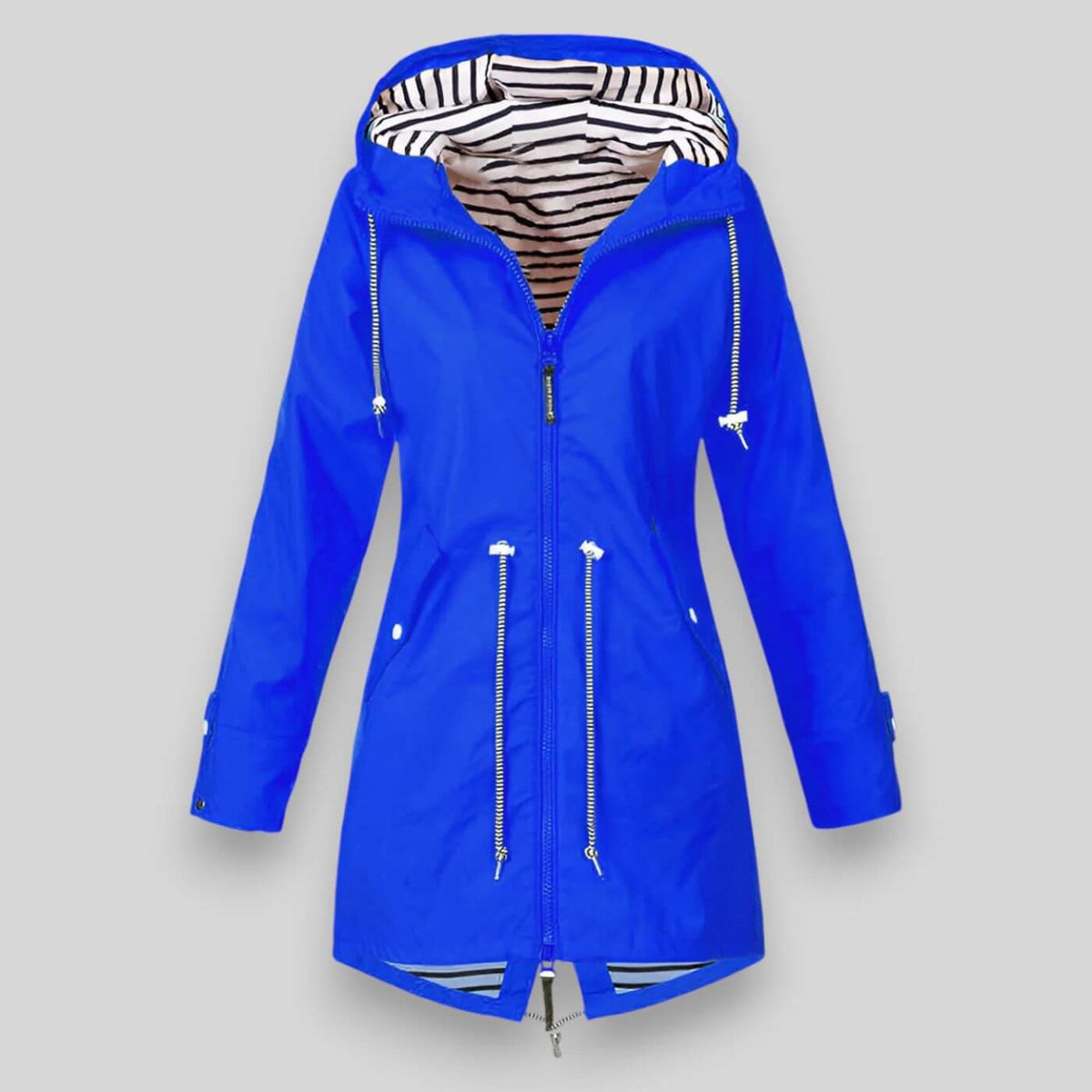 Women's Hood-Detail Full-Zip Parka Coat – view 5