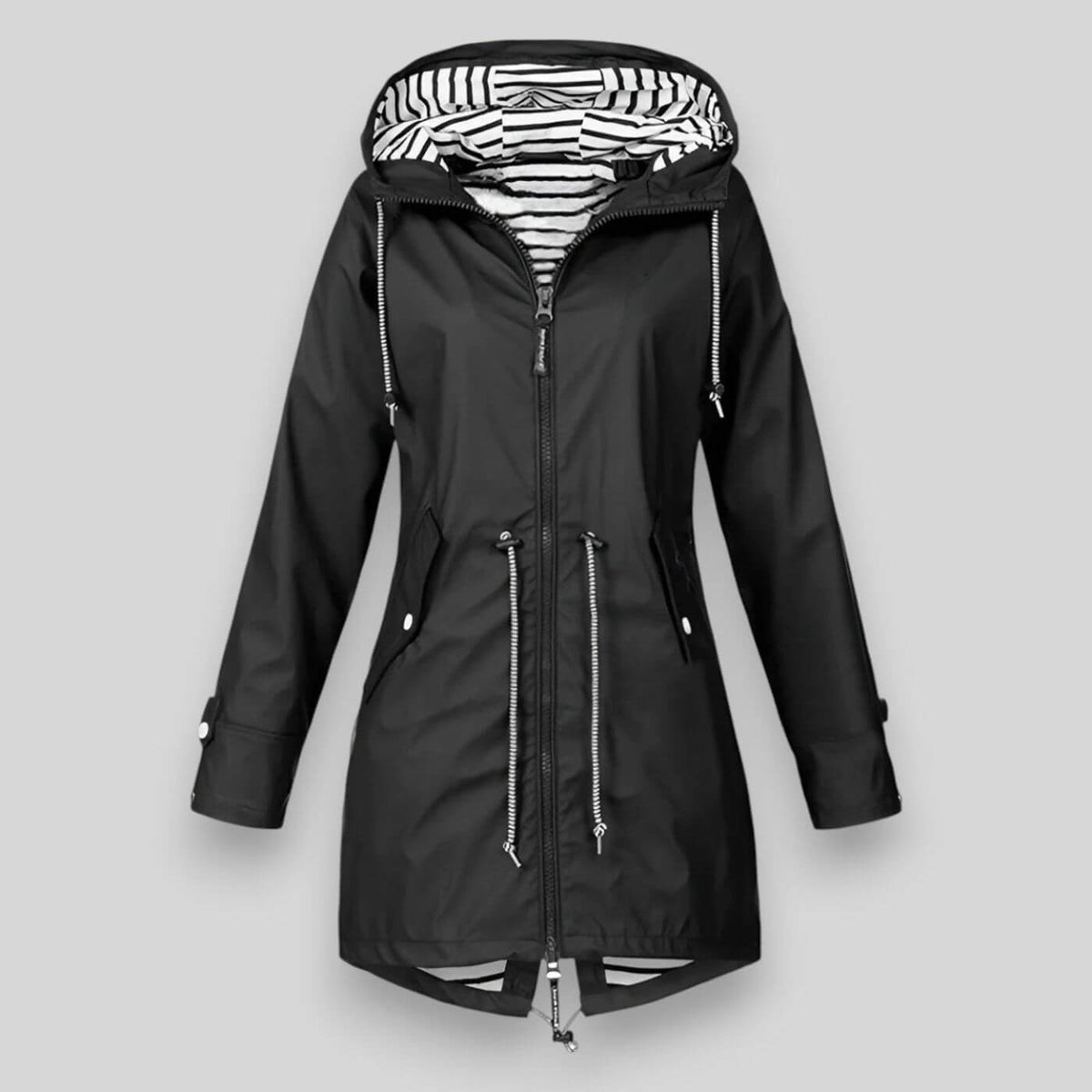 Women's Hood-Detail Full-Zip Parka Coat – view 6