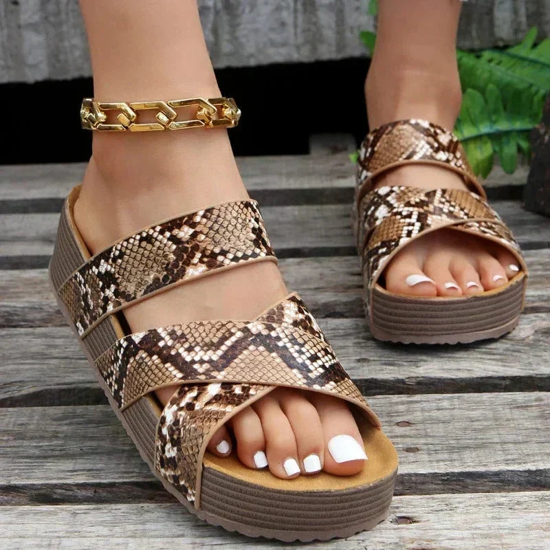 Women's Support Platform-Sole Strap Sandals – view 4