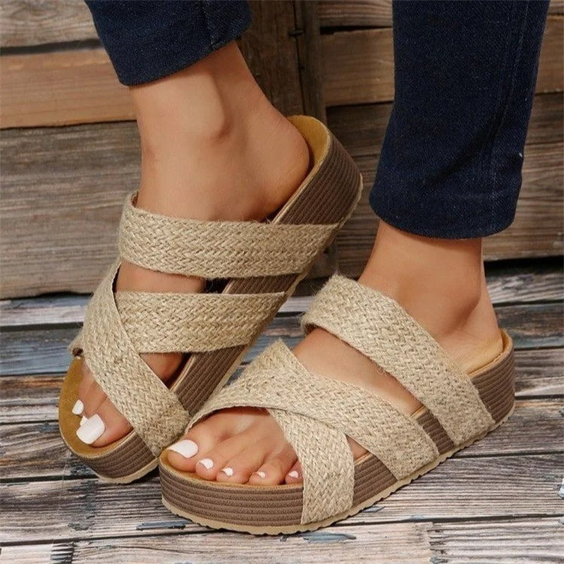 Women's Support Platform-Sole Strap Sandals – view 5