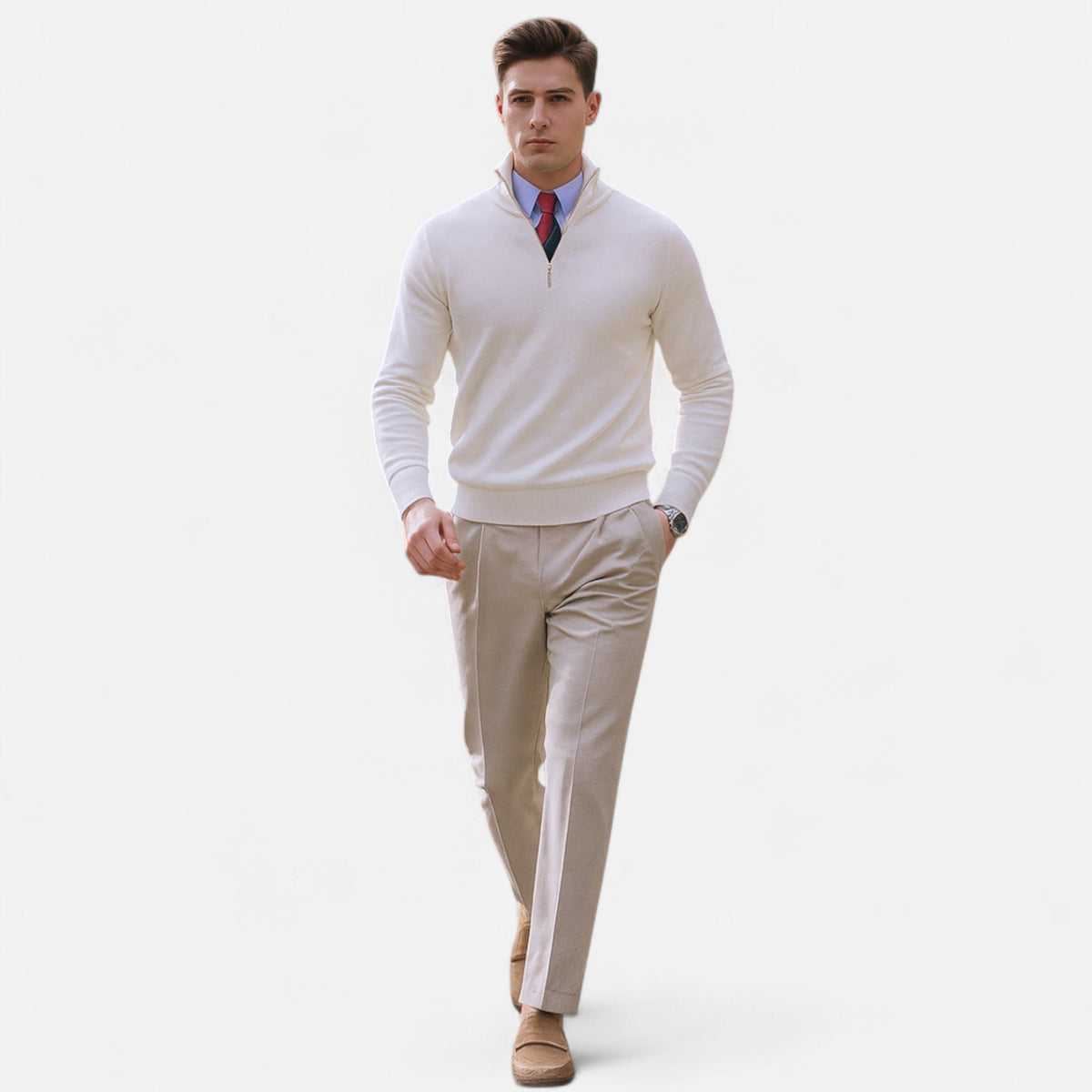 Men's Half-Zip Knit Pullover – view 6