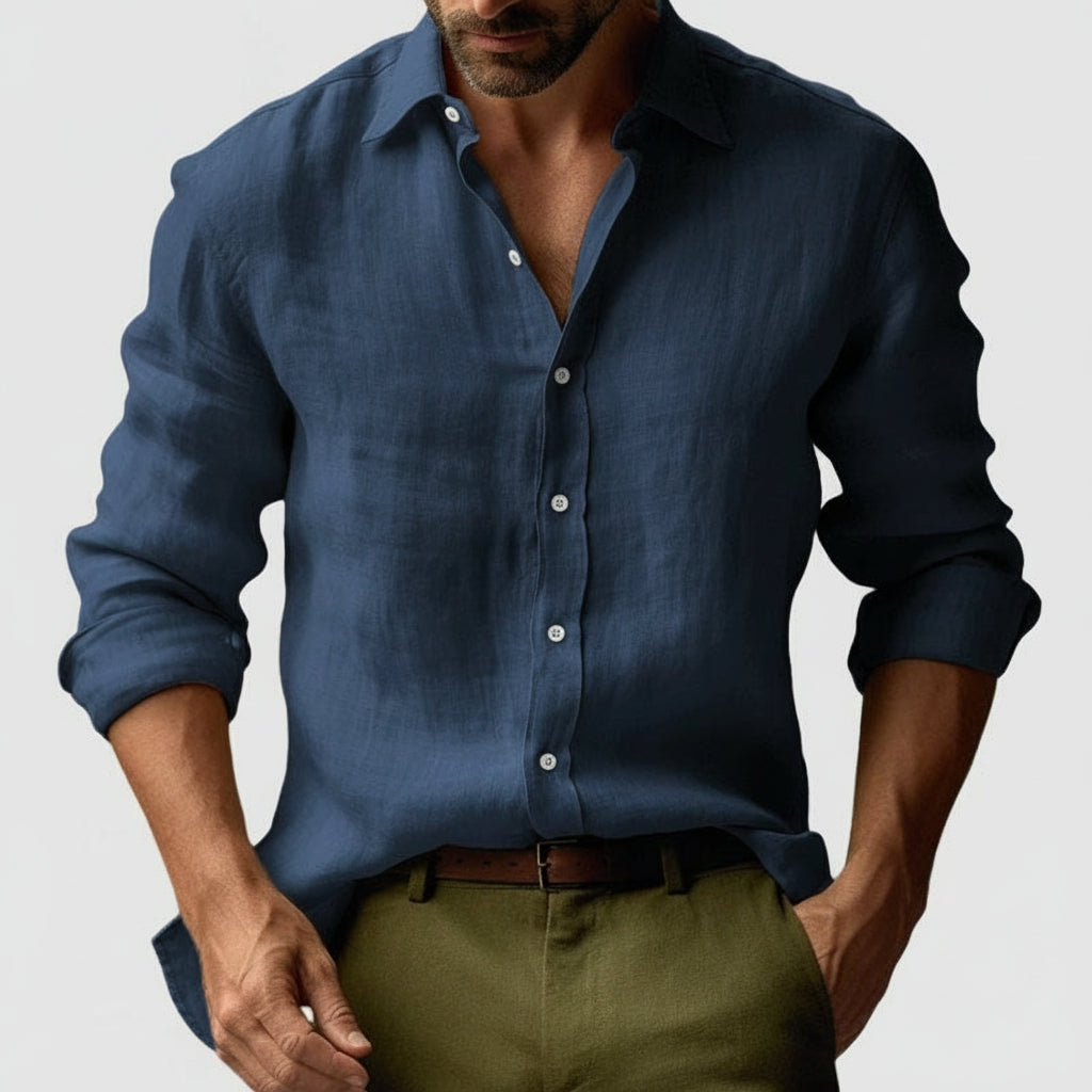 Men's Retro Long-Sleeve Shirt – view 9