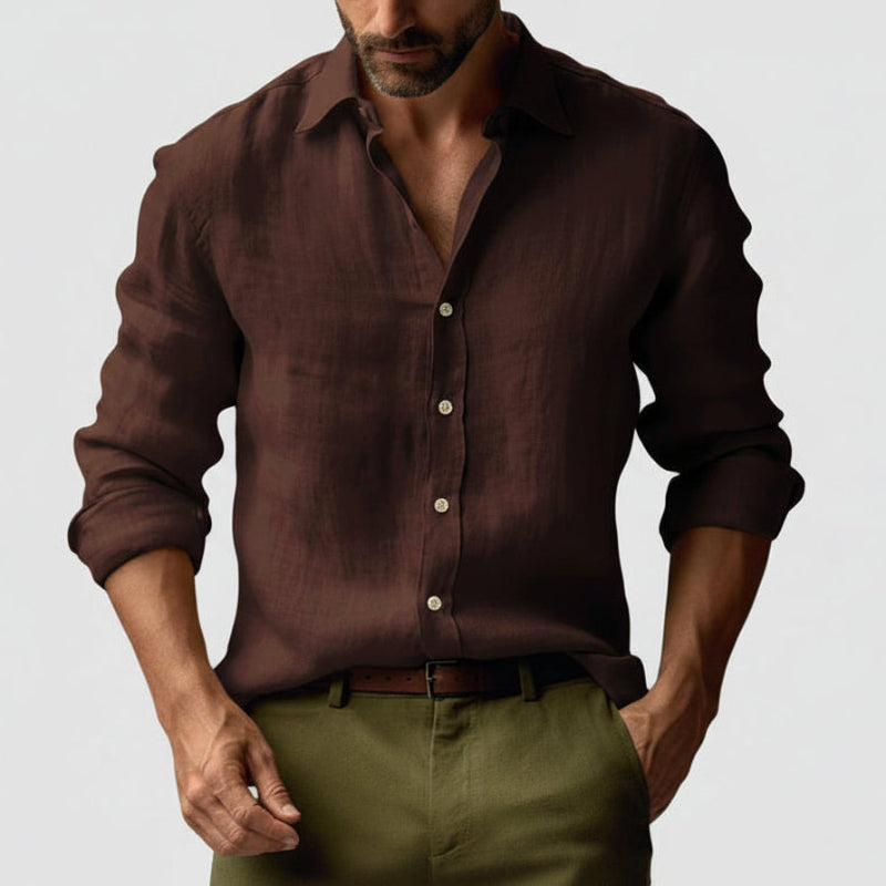Men's Retro Long-Sleeve Shirt – view 8