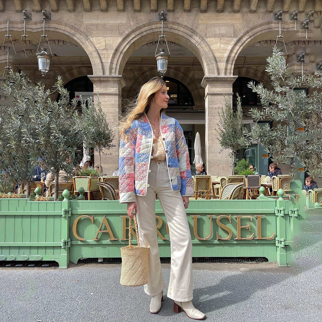 Women's Light-Weight Flower-Print Layering Jacket – view 6