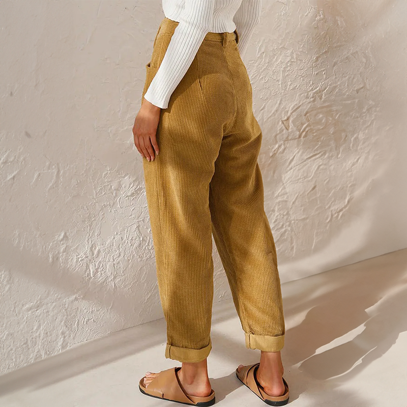 Women's High-Rise Cord Pants – view 2