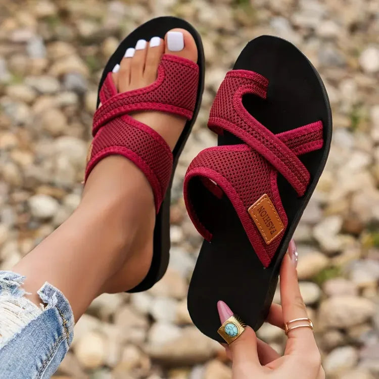 Women's Support Cross-Strap Open-Toe Sandals – view 3