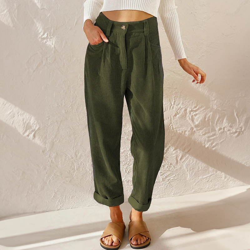 Women's High-Rise Cord Pants – view 7