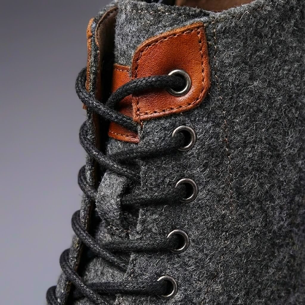 Men's Leather and Wool Cold-Weather Boots – view 4