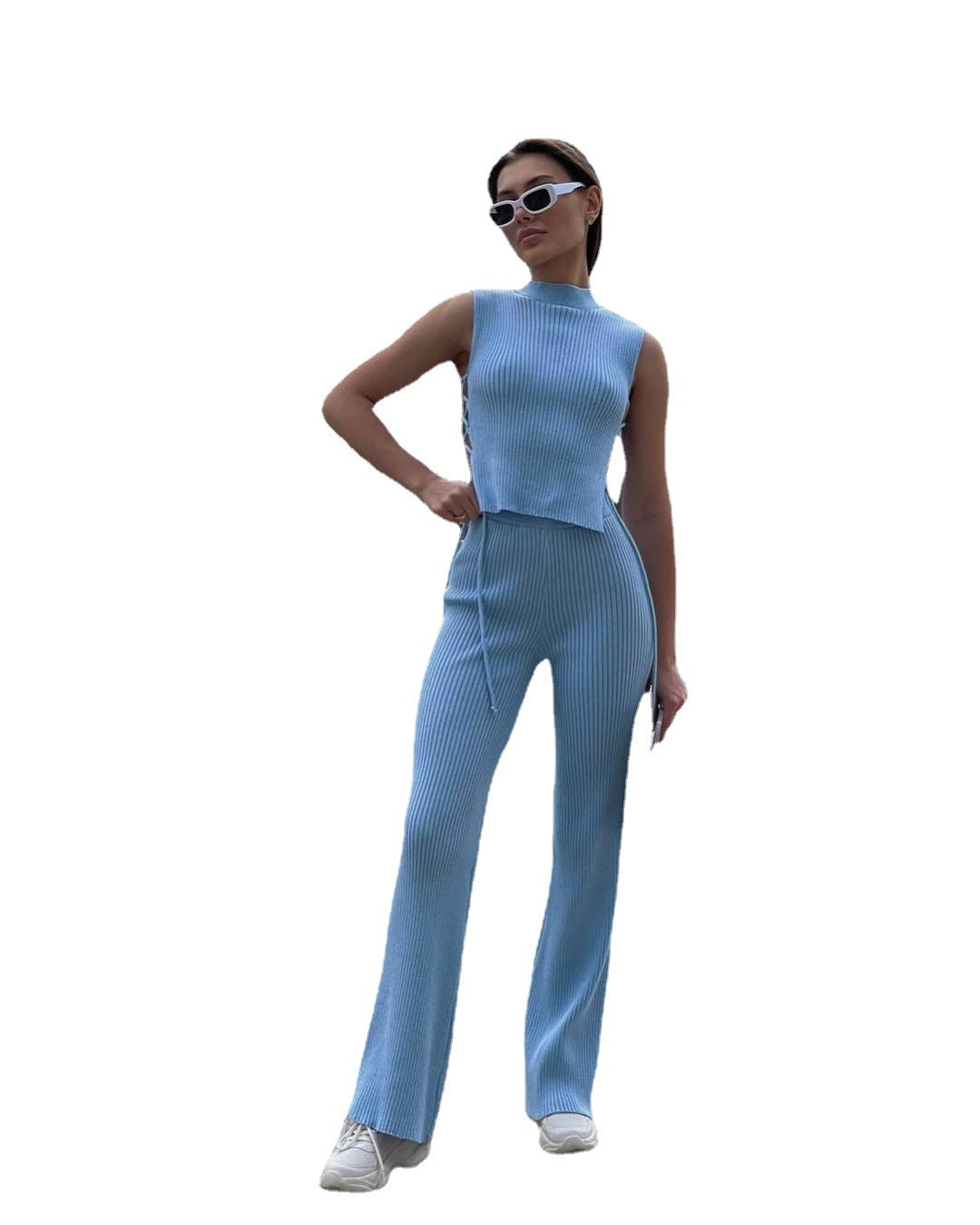 Women's Fitted Waistcoat and Trousers Set – view 8
