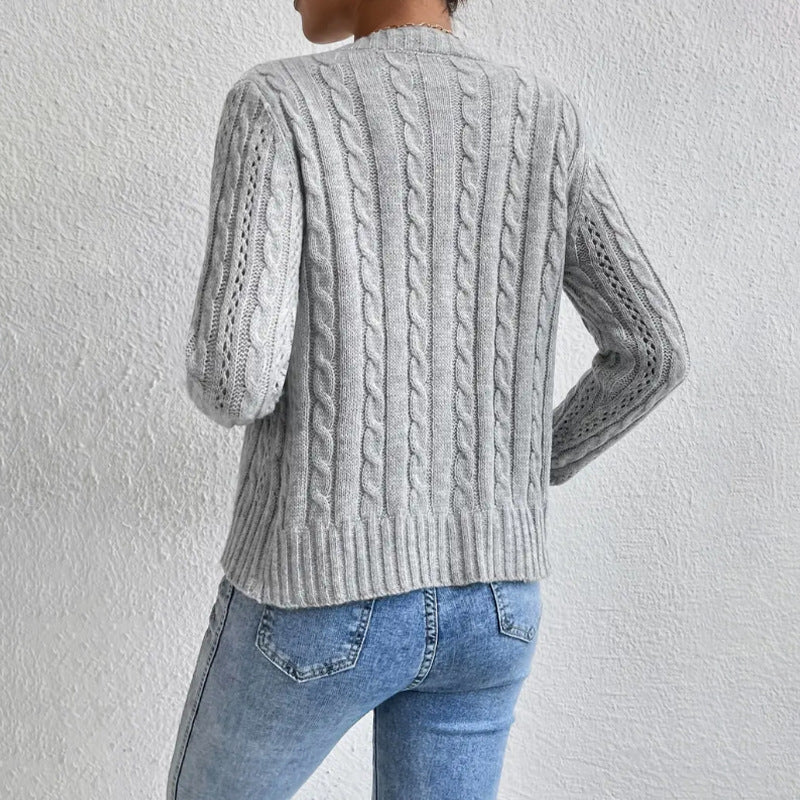Women's Cable-Knit Cardigan for Evening Wear – view 4