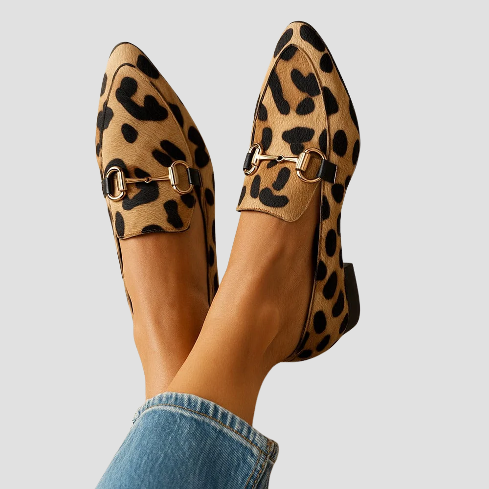 Women's Animal Print Support Loafers – view 1