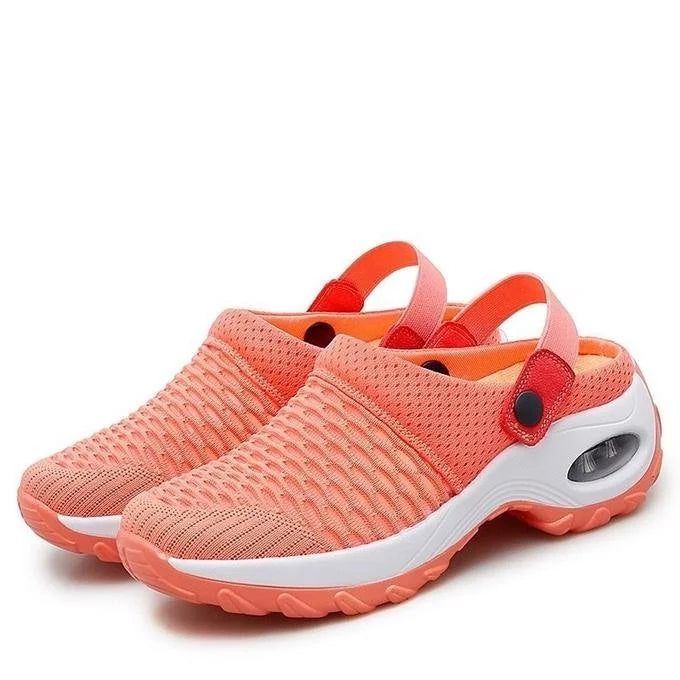 Women's Support Air Cushion Walking Shoes – Orange
