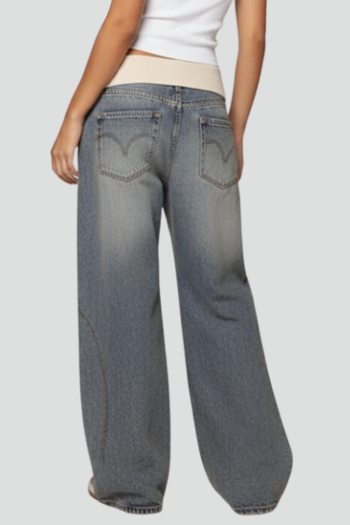 Women's Light High Rise Wide-Cut Jeans – view 3