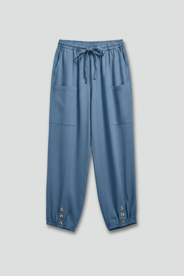 Women's Tie-Waist Straight-Cut Pants – view 5