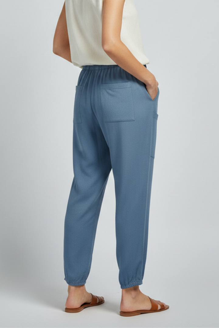 Women's Tie-Waist Straight-Cut Pants – view 4