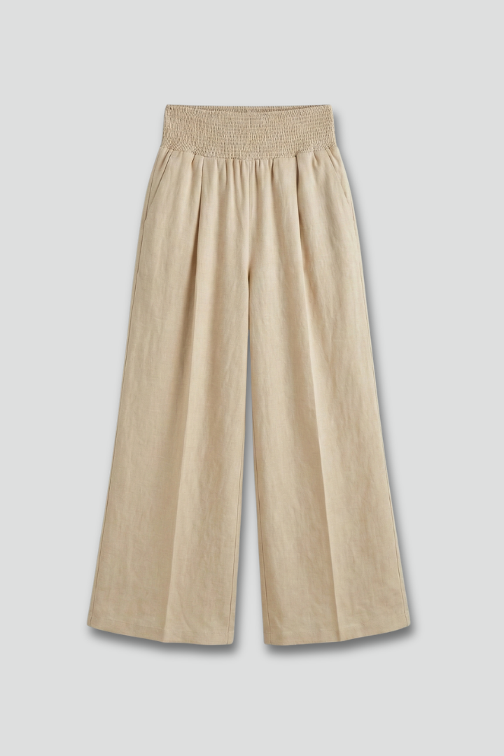 Women's High-Rise Pleat-Detail Palazzo Pants – view 1